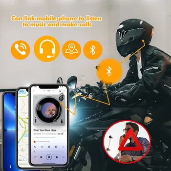  1/2set Nou V2 Motocicleta Bluetooth5.0 Interfon Cască 2 Rider Casca Wireless Interfon Wireless Walkie Talkie Motor Stereo