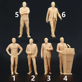  1/64 Papusa Rășină Figura Model Kituri de Președinte Oameni Reali Cifre Rășină Model GK Alb Model Diorama Neasamblate Nevopsite DIY Jucărie
