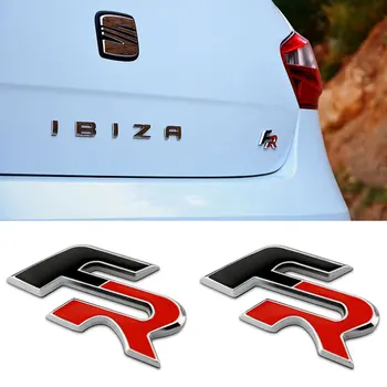  1 BUC FR Metal autocolante Auto emblema, insigna pentru Seat leon FR+ Cupra Ibiza, Altea, Exeo Masina de Curse de Formula Accesorii Styling Auto