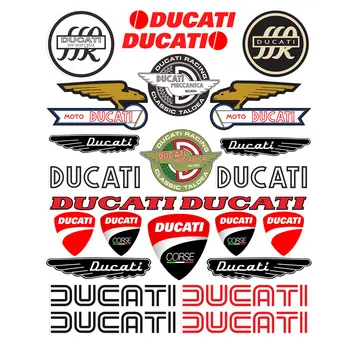  1 Set Reflectorizante Ducati Autocolant Decal Epocă Monstru Scrambler Italiană Corse Logo-Ul Pentru Ducati Multistrada Performanță 821 620