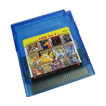  108 din 1 Seria Clasic Colecta Versiune Colorat Joc Video Cartuș Consola de Carte în Limba engleză Pentru GameBoy