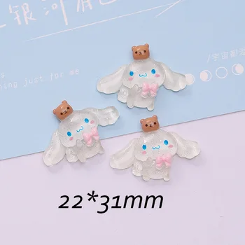  10buc Kawaii Sanrio Anime Hello Kitty Kuromi Drăguț Melodia Mea Cinnamoroll Sclipici Ice Clear Accesorii Bijuterii Jucărie pentru Fete