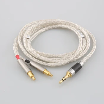  16 Core OCC Argint Placat cu Căști Cablu Pentru Audio Technica ATH-ADX5000 MSR7b 770H 990H ESW950 SR9 ES750 ESW990