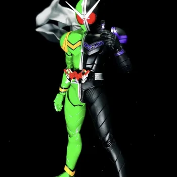  16cm Kamen Rider Doppel Gelenk Acțiune Figur Modell S. H. Figuarts(SHINKOCCHOU SEIHOU) - KAMEN RIDER DUBLU CYCLONEJOKER 1/12 din Pvc