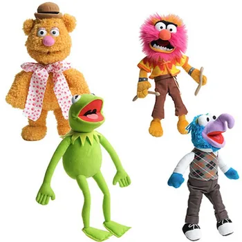  1buc 40cm Kermit Jucării de Pluș, Păpuși Muppets Animal de Pluș Kermit Jucărie de Pluș Broasca Păpușă de Crăciun Cadou de Ziua de nastere