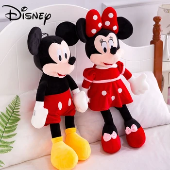  20/30/40 Cm Disney Noi Kawaii Mickey Minnie Jucărie de Pluș Papusa Mickey Mouse Animal Papusa Perna pentru Copii Ziua de nastere Cadou de Crăciun