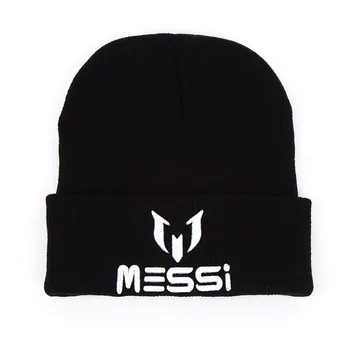 2021 Nou Fotbal Messi Fanii Pălărie femei Bărbați Chelioși Negru Gri Femeile Căciulă Albă Pălării, Căciuli Tricotate Cald Pălărie de Lână Capac Gorros