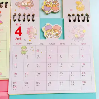  2023 Kawaii Desene Animate Hello Kitty Mini-Calendar De Birou Anime Doraemon Melodia Mea Kitty Desktop Calendar Programe De Consumabile De Birou