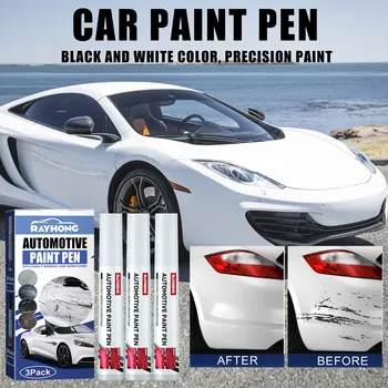  3 Pc-Uri Auto Zero Reparații Stilou Vopsea Auto Touch-Up Pixuri Pentru Masina Zgârieturi Clar Remover Vopsea De Îngrijire A Reparat Pictura Pen