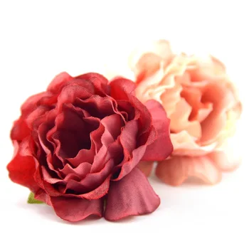  30 buc 4cm Mătase Artificială Flori de Trandafir Capete European de Toamna Vie Ieftine Garoafa Fals Nunta Decor Acasă de Flori False