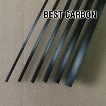  3Pcs de Dia. 6.0 mm x 1000 mm din Fibra de Carbon Rod - Toray fibra de carbon comun cu rășină Epoxidică