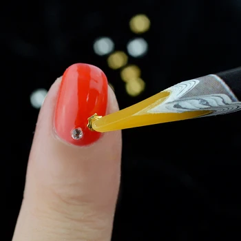  3pcs Marca Creion de Ceară Nail Art Strasuri Pietre Cules de Instrumente Instrumente Nail Art Dotting Tool de Unghii Crystal