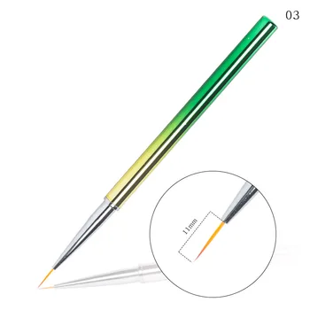  3pcs/Set plin de culoare gradient trage pen pictat fototerapie cârlig de flori stilou Desen Perie Acrilic Nail Art Detaliate Instrument de Proiectare