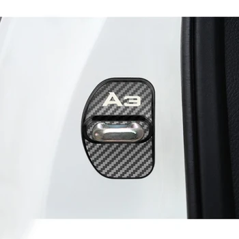  4BUC Auto Door Lock Acoperire de Protecție Caz Pentru Audi A4 B8 B6 B5, B7, B9 A3 8L, 8P 8V A6 C5 C6 C7 C8 4e A5 Accesorii 2019 2020 2021