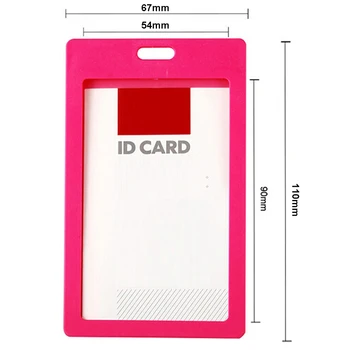  5 buc Silicon Card Caz, Titularul Portabil cu actele de Identitate Ecuson Cu Lanyard