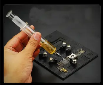  5 ml 10 ml Seringă de Sticlă Injector Prelevare de Distribuire telefon mobil de reparații pentru Pasta de Lipit cu Flux BGA PCB Lipit de Reparare