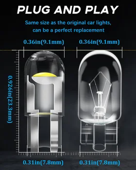  AENVTOL LED T10 W5W WY5W CONDUS Pană Bec Pentru Accesorii Auto Parcare Partea de Indicatorul luminos de Interior Dome Ușa de Înmatriculare Lumini