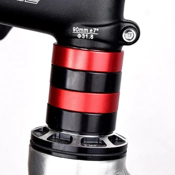  Aliaj de aluminiu de Biciclete Biciclete Furculita mașină de Spălat Stem Distanțiere setul cu Cască Ridica Ghidon Inel 5/10/ 50mm Ajustare Ciclism Accesoriu