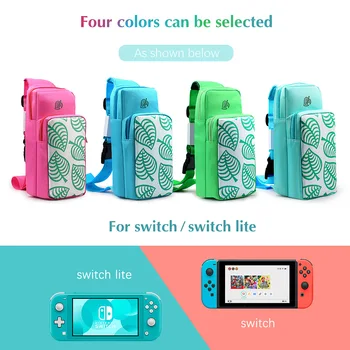  Animal Crossing Frunze Comutator Caz Pentru Nintendo Comutator OLED Consola Regla Realizarea de Stocare de Caz Umăr Geanta de Voiaj