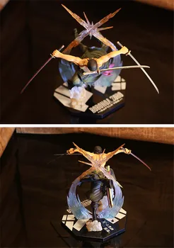  Anime OP Ronoa Zoro Fantomă 3D2Y Trei-cutit Fantomă Taie Ver. Sauron PVC Acțiune 21CM Colectie Figura Model de Păpușă Jucărie