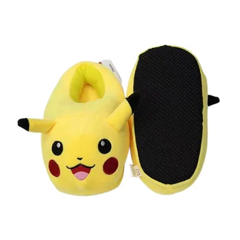  Anime Pokemon Pikachu Jucării de Pluș Pantofi Pikachu Snorlax Psyduck de Pluș Lucruri Papuci pentru copii pentru Copii Încălțăminte de Iarnă, Cadouri de Craciun