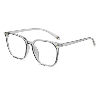  Anti-albastru ochelari cu ramă neagră mare rama de ochelari fata rotunda miopie ochelari de protecție pentru ochi roșu net rama oglinda