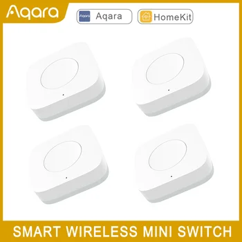 Aqara Wireless Mini Comutator ZigBee APP Control de la Distanță 3 Moduri Smart Home Buton de Urgență Clopot Ușă Lucra Cu Poarta de acces Și Homekit