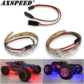 AXSPEED LED Strip Șasiu Lămpi de 50cm cu Cablu Y pentru RC Aeronave cu Aripă Fixă Drone Camion Cărucior Model de Masina Piese de Decor