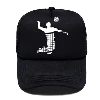  Barbati femei Unisex Șapcă de Baseball Volleyballer în aer liber Palarie de Soare Sport Reglabile capace în Plasă Pălărie