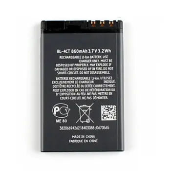  BL-4CT bateria Originala de 860mah pentru Nokia 5310 6700s 7310c 5630 7230 X3 7210s baterii telefon Mobil