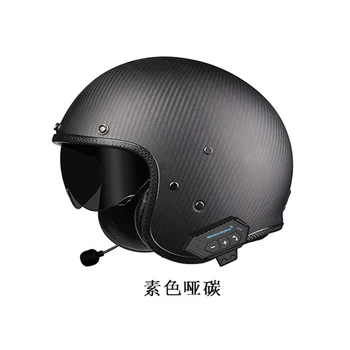  Bluetooth Deschis Fata De Casca Motocicleta Japoneză Tehnologie De Fibra De Carbon Cascos Para Moto Ușor Soare Lens Jet Casque Dot Ece