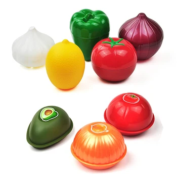  Bucătărie Gadget Legume Fructe Container de Depozitare de Avocado Keeper Usturoi Ceapa Saver Box pentru Tomate, Lamaie Verde, Ardei gras Proaspat
