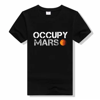  Bărbați Spațiu X T Shirt Tesla Teuri Top Casual Design Ocupa Marte din Bumbac TRICOU Spacex Grafic Teuri Bărbați T-shirt