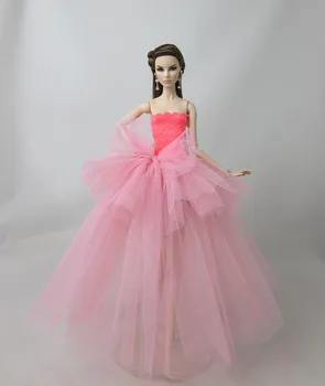  Caz pentru papusa Barbie haine de prințesă accesorii de îmbrăcăminte îmbrăcăminte comerț rochie de mireasa fusta mare de uzură