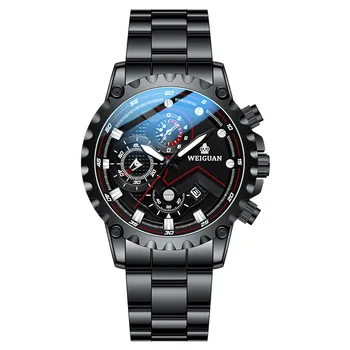  Ceas de mână Moda Barbati Ceasuri Sport de Lux din Oțel Inoxidabil Cuarț Calendar Luminos Ceas Barbati Business Casual Ceas pentru Bărbați