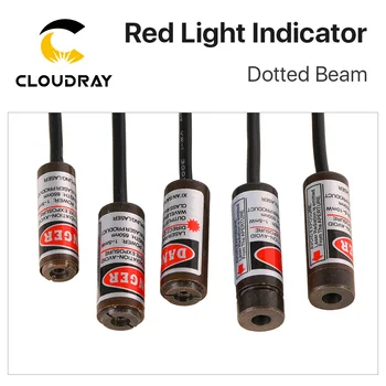  Cloudray Roșie Punctată Fascicul de Lumină 650nm 5V Infraroșu Reglabil cu Laser Modulul de Localizare + Adaptor pentru Fibre de Marcare sau Masina de debitat