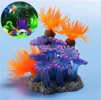  Colorate Rășină Artificială Marine Coral pentru Rezervor de Pește Acvariu de Decor