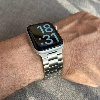  Curea de Metal pentru Apple Watch Ultra 8 7 49mm 45mm 41mm 654SE 44 40mm din Oțel Inoxidabil de Înlocuire Bratara pentru Iwatch 32 42mm 38mm