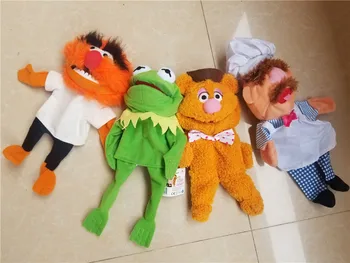  De Păpuși Muppets Kermit Frog Ursul Fozzie suedeză Chef de Pluș Umplute Păpuși jucărie Interactiv pentru Copii Jucarii pentru Copii