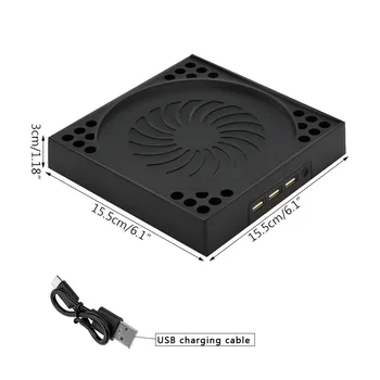  De răcire Suport de Bază pentru xbox Seria X Joc Consola Stand de Răcire Cooler Fan Joc Consola Accesorii Suport Cu 3 Port USB