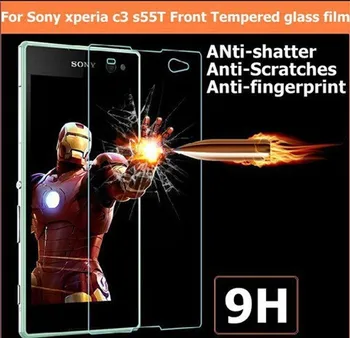  De înaltă Calitate 0.3 mm 2.5 D Pentru Sony Xperia C3 S55U S55T D2502 D2533 Premium Tempered Glass Anti-shatter Ecran Protector Filme