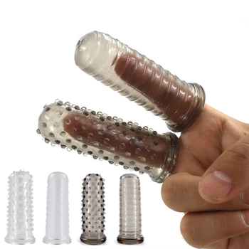  Degetul Maneca Clitoris Vagin Stimulator Punct G Masaj Jucării Pentru Adulți Pentru Cuplu Erotic Sex Instrumente Femei Lesbiene Orgasm Sex-Shop