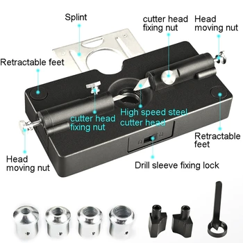  Diblu Filtru Metrice 6mm, 8mm, 10mm, 12mm Cu HSS Cap de Tăiere Burghiu Electric de Frezat pentru Dibluri Tijă Rotundă Auxiliare Instrument pentru prelucrarea Lemnului