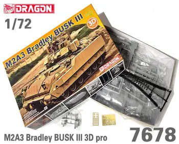  DRAGON 7678 1/72 M2A3 Bradley BUSK III w/3D Interne Model de Kit