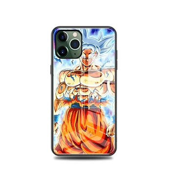  Dragon Ball Goku Sticlă Călită Telefon Caz Pentru IPhone 11 12 13 Î X Xs Xr Plus Pro Max 2020 13Mini Capacul Mobil Capac Negru Jucarii