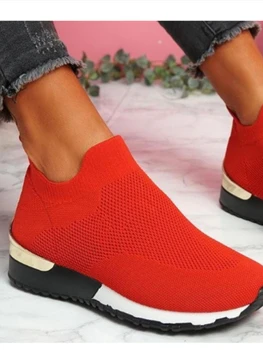  Femeie Pantofi 2022 Trendy Plasă Platforma Adidasi Sosete Pantofi Respirabil Casual Pantofi Sport Femei Apartamente Zapatos Mujer
