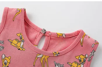  Fete Rochie Mini tricou Casual Tricou Copii Topuri tricou Fetita Haine de Brand 2022 Vara Bumbac Pieptanat de Îmbrăcăminte pentru Copii