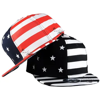  Furling Fata New fasion statele UNITE ale americii flag snapback hat capac hip-hop palarii sepci de baseball hiphop American flag pentru barbati femei unisex
