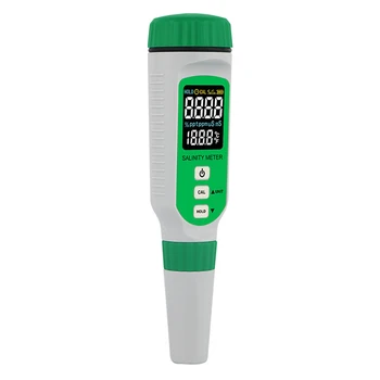  Handheld Salinitate Metru ATC Salinometer Halometer Ecartament Sărat Contor Apa de mare Salinitate Metru pentru Piscină cu Apă Sărată Tester