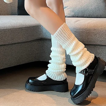 Iarnă Încălzit De Picior Pufos Goth Gyaru Y2k Accesorii Gothic Lolita Tricot Șosete Pentru Femei Picioarele Încălzit Ladi Ciorap Stil Gotic Legging